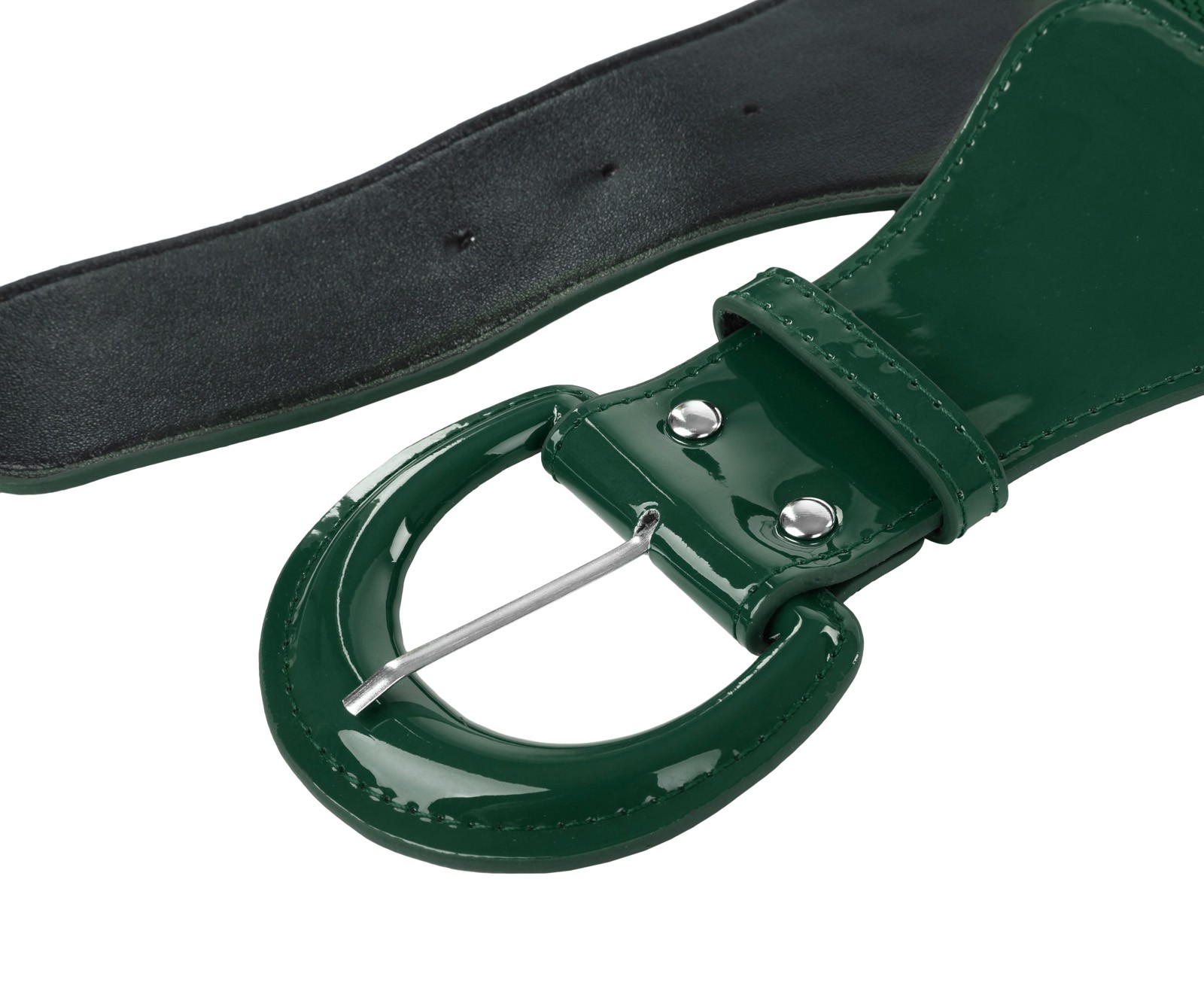 Elegant Women's Stretchy Elastic Waist Belt Wide Polyurethane Leather Band - Picture 129 of 129