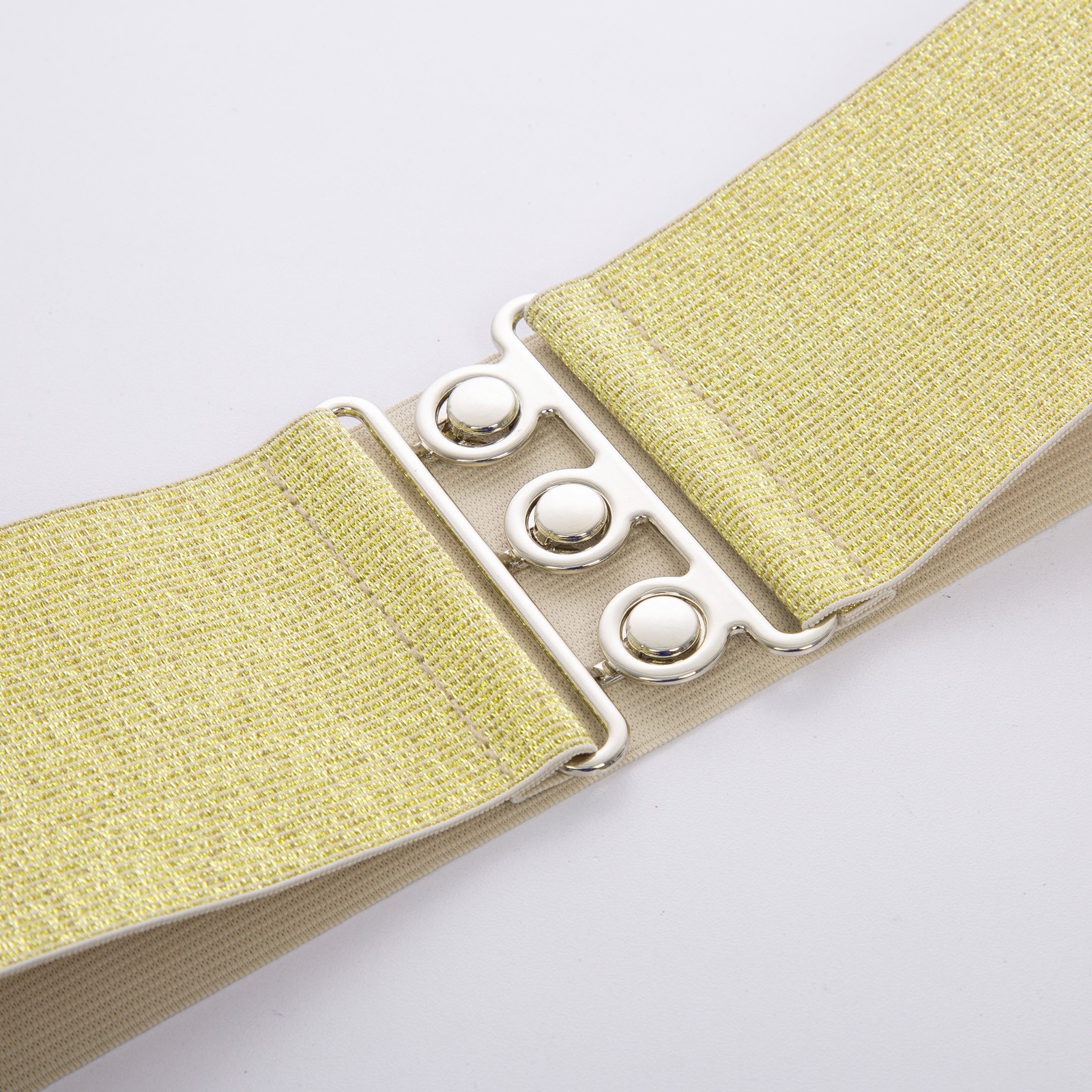 Stylish and Secure Stretchy Elastic Waist Belt with Metal Hook Fastening - Picture 25 of 38