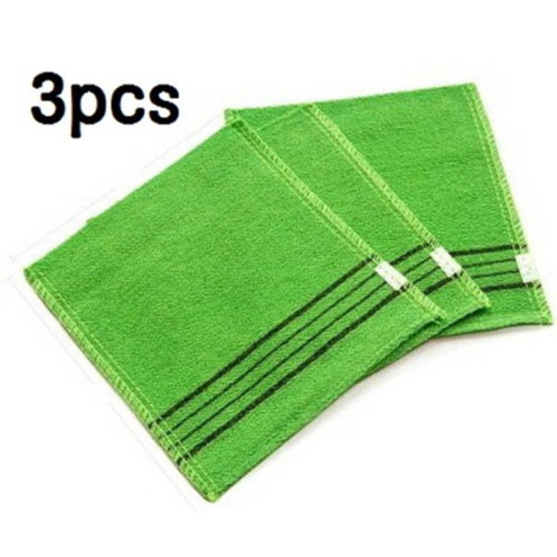 Koreanische Peeling-Tücher, 4er Pack – Sanftes Body Peeling Für Strahlende Haut, Schnelltrocknend