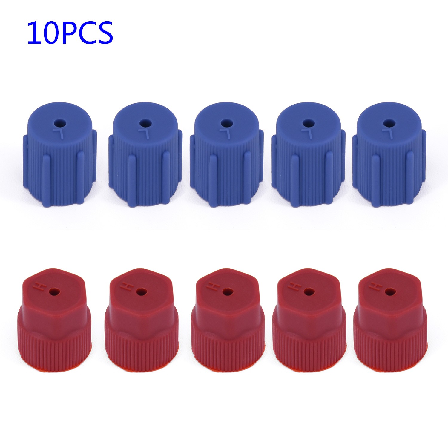 Premium Set of 10 R134a 13mm & 16mm AC System Cap Charging Port Service Cap