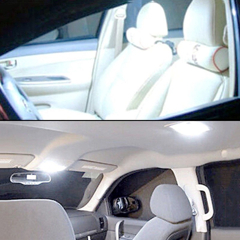 Car Panel Lamp COB LED Panels Interior LED Light Bulbs Map Set With Adapters - Picture 6 of 12
