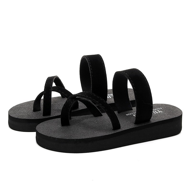 Popular Summer 2019 36~40 Beautiful Black/Red Women Shoes Beach Casual