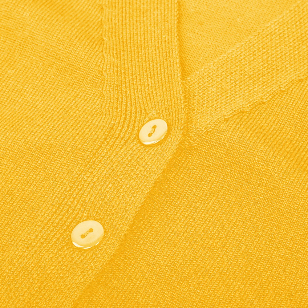 Fashion forward Knitting Coat Cardigan Women's VNeck Crop Cotton Knitwear - Picture 209 of 236