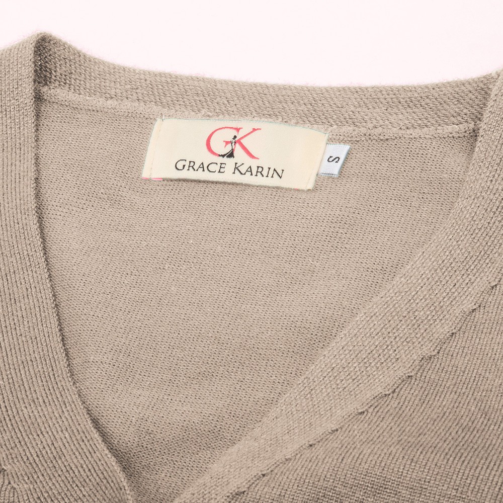Classy V Neck Cropped Cotton Knitwear Knitting Coat Cardigan Check Your Size - Picture 234 of 236