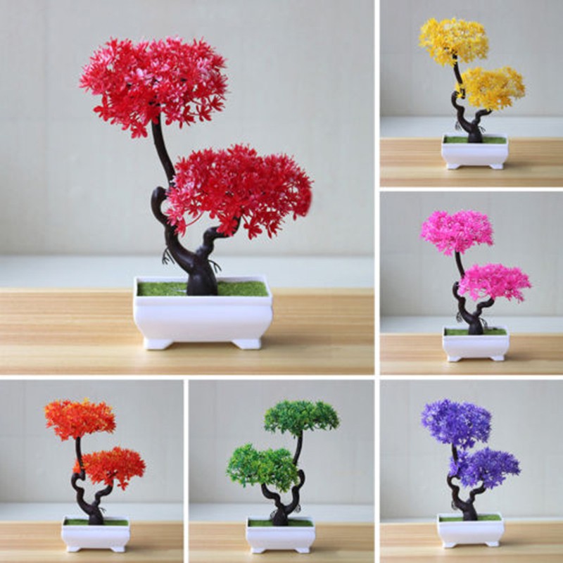 Knstlicher Bonsai-Baum aus Kunststoff in realistischer Form fr Haus- und  Lad | eBay.de
