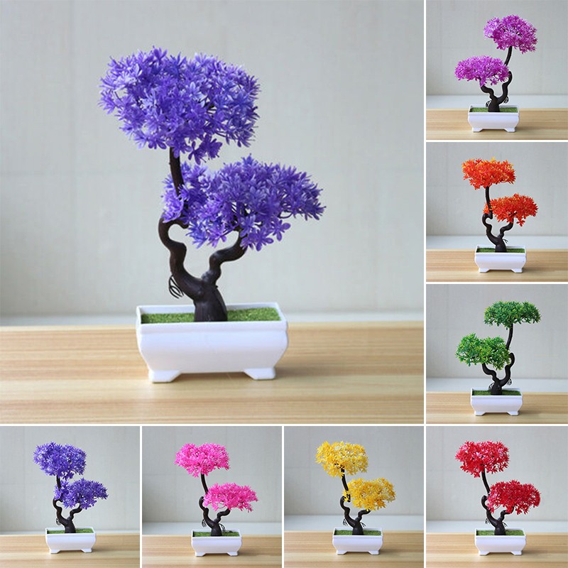 Knstlicher Bonsai-Baum aus Kunststoff in realistischer Form fr Haus- und  Lad | eBay.de