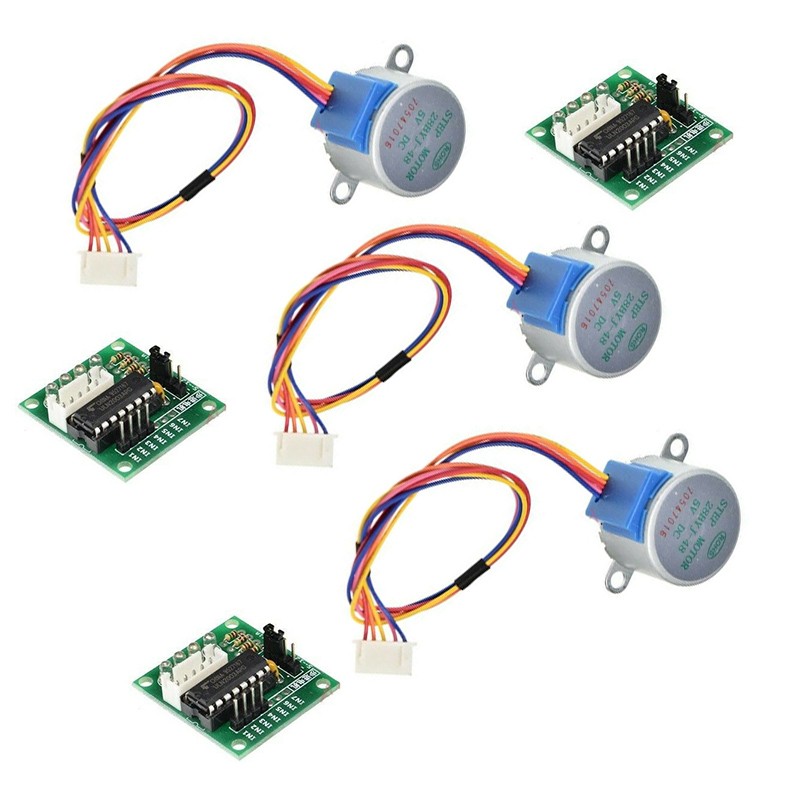 Stepper motor Replacement Kit Set 28BYJ-48 5.625 x 1/64 For Arduino Equipment - Zdjęcie 4 z 4