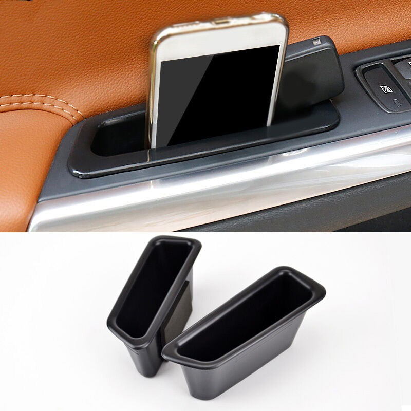 Auto Door Handle tray Storage Box Inner Black Plastic Front Accessories - Picture 1 of 7