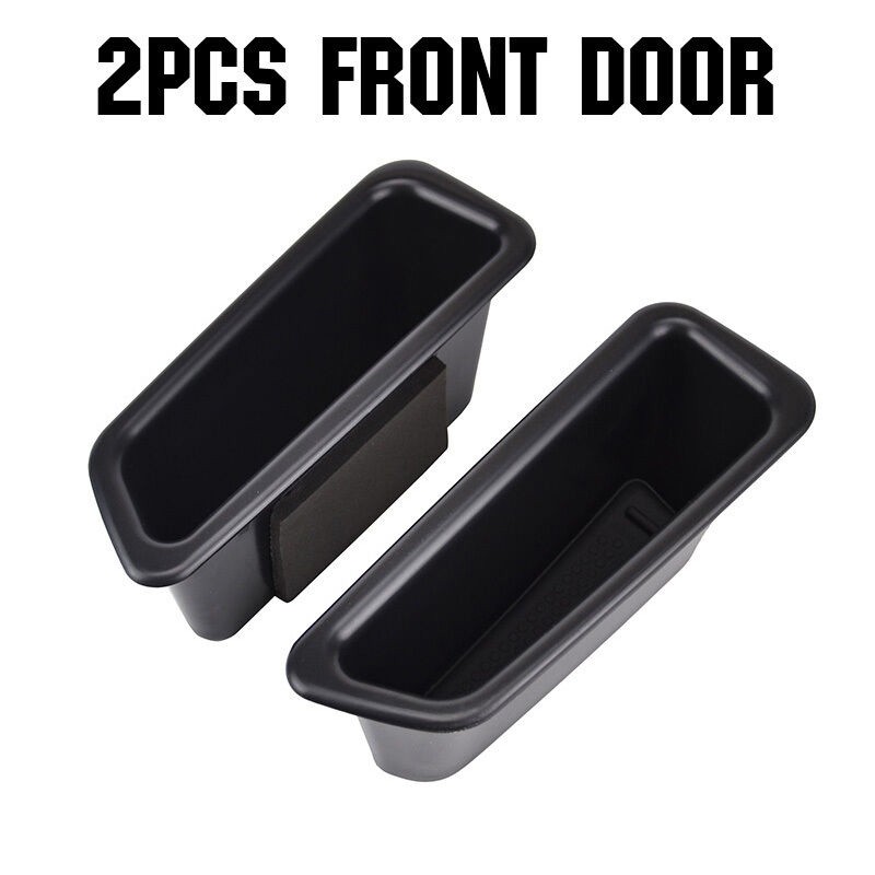 Auto Door Handle tray Storage Box Inner Black Plastic Front Accessories - Picture 4 of 7