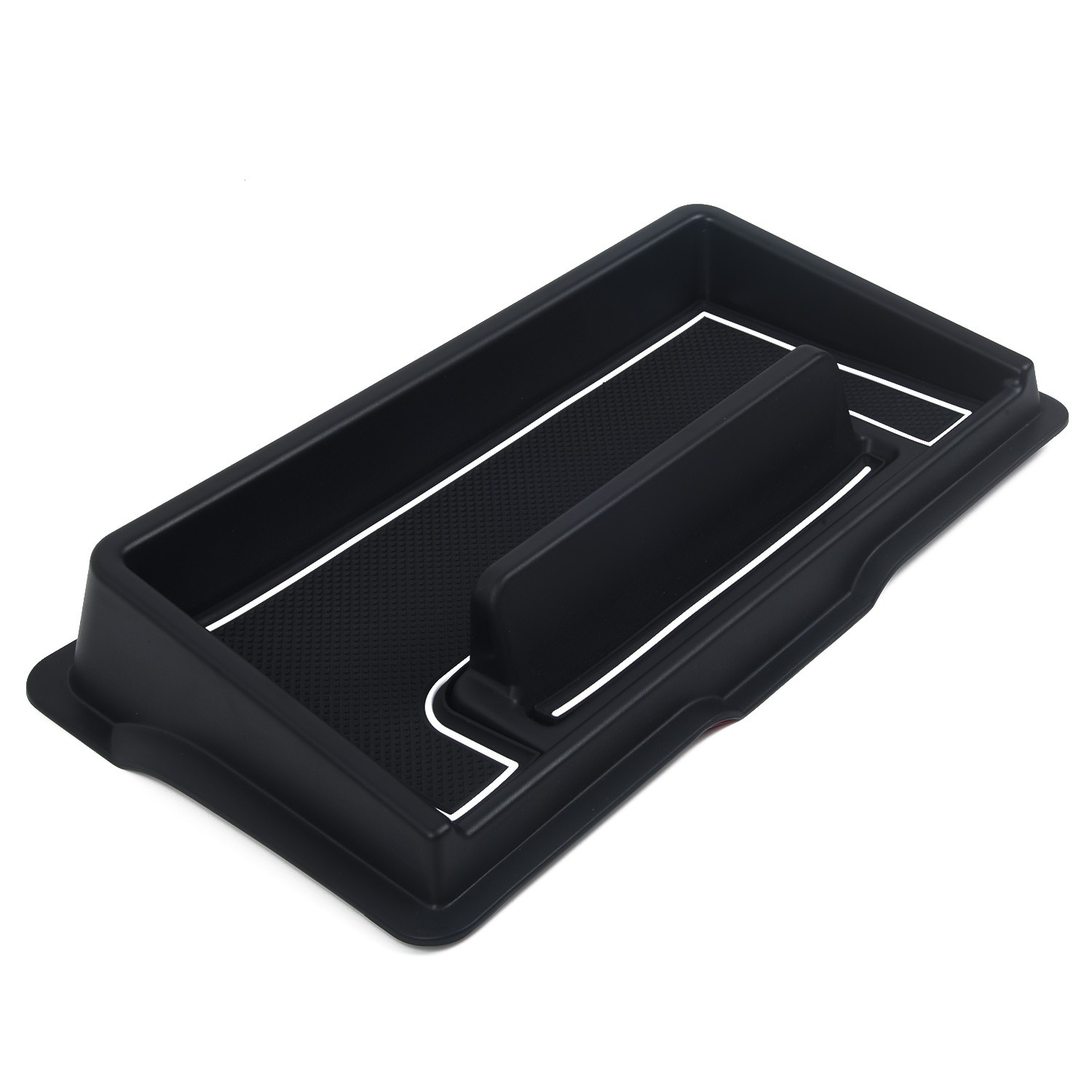 Practical Dashboard Storage Box Inner Interior Organizer Waterproof White - Picture 10 of 11