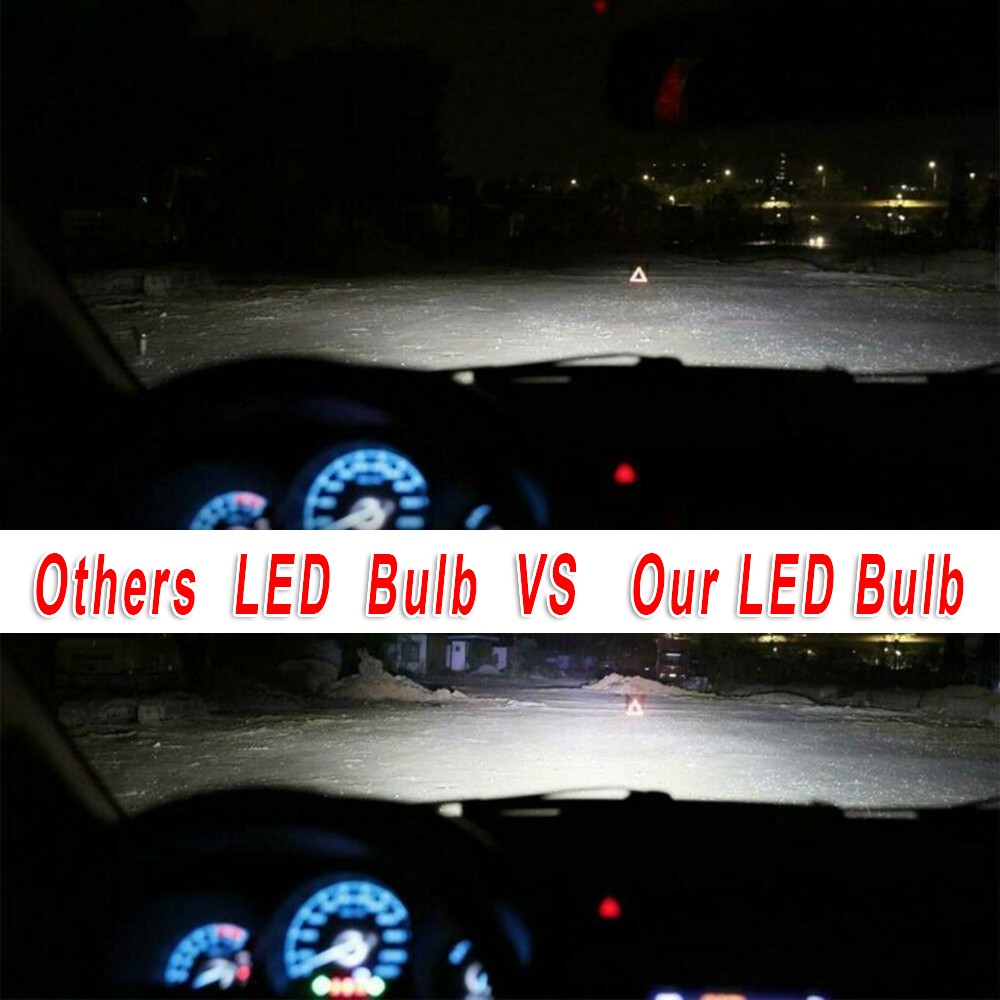 Headlight LED Headlight LED Exquisite Silver Super Bright 8000LM Xenon - Picture 12 of 12