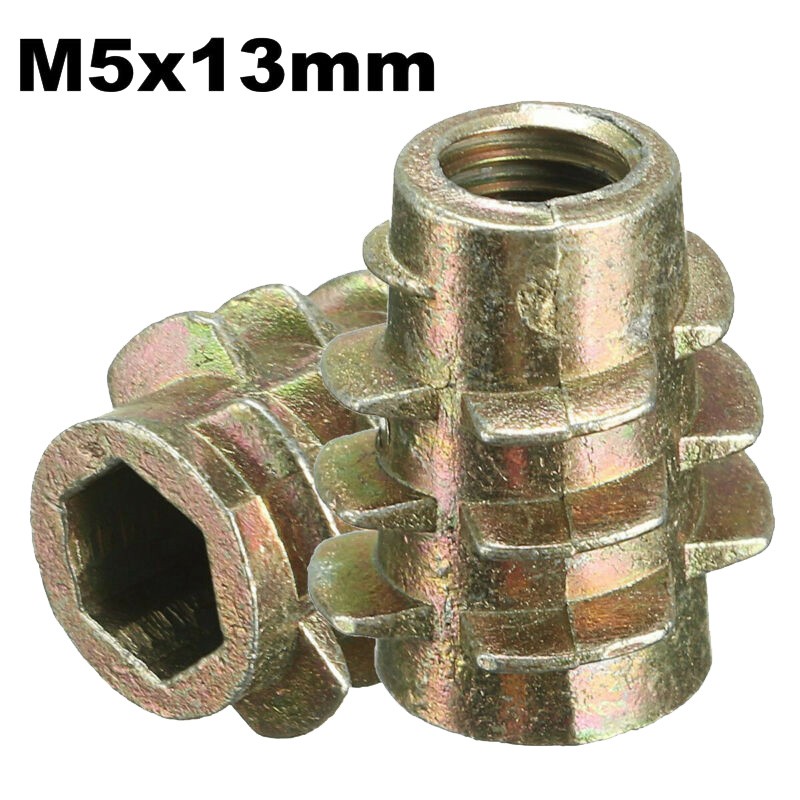 Écrous Avec Filetage Hexagon Autotaraudante Alliage de Zinc 10 Pièces Pratique - Picture 23 of 23
