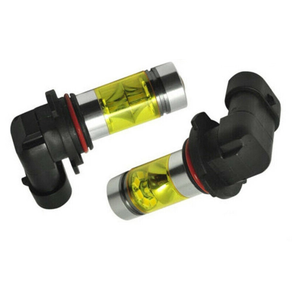 9005 H10 9145 3000K Yellow 100W LED Headlight Bulb Fog Light Lamp Part Set Kit - Picture 6 of 6