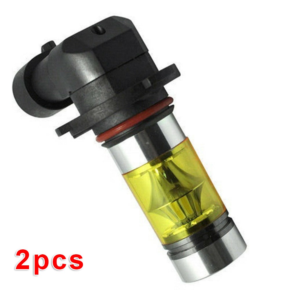 9005 H10 9145 3000K Yellow 100W LED Headlight Bulb Fog Light Lamp Part Set Kit - Picture 2 of 6