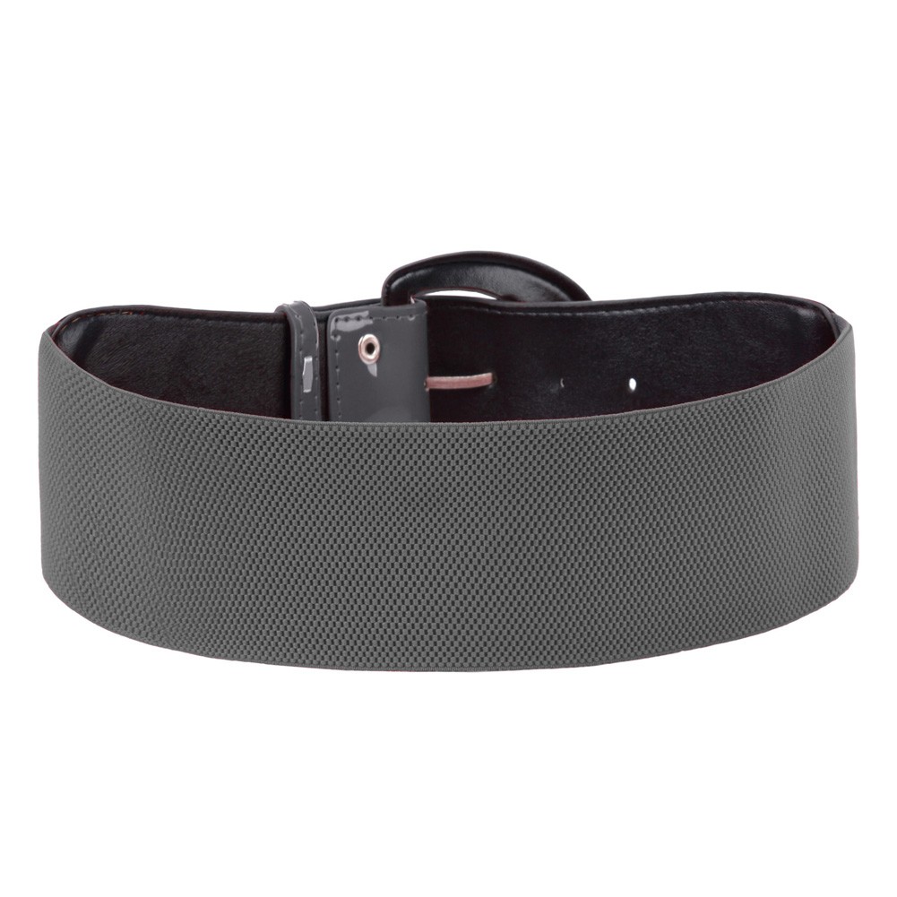 Elegant Women's Stretchy Elastic Waist Belt Wide Polyurethane Leather Band - Picture 78 of 129