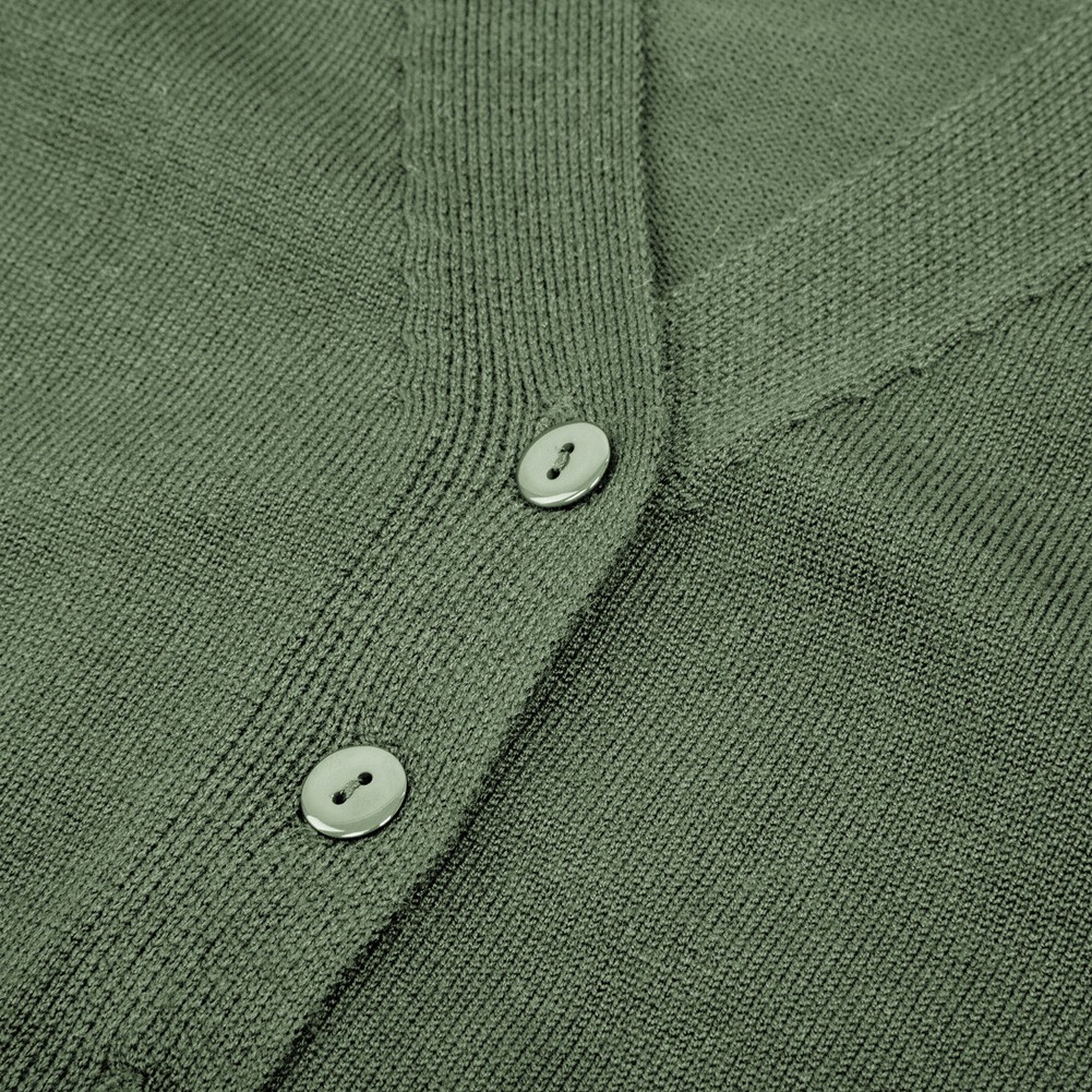Classy V Neck Cropped Cotton Knitwear Knitting Coat Cardigan Check Your Size - Picture 58 of 236