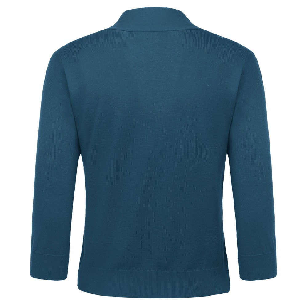 GK Womens 34 Sleeve Front Open Cropped Knitting Coat Top for Casual Wear - Picture 33 of 84