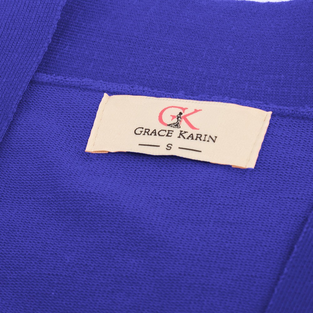 GK Womens 34 Sleeve Front Open Cropped Knitting Coat Top for Casual Wear - Picture 70 of 84