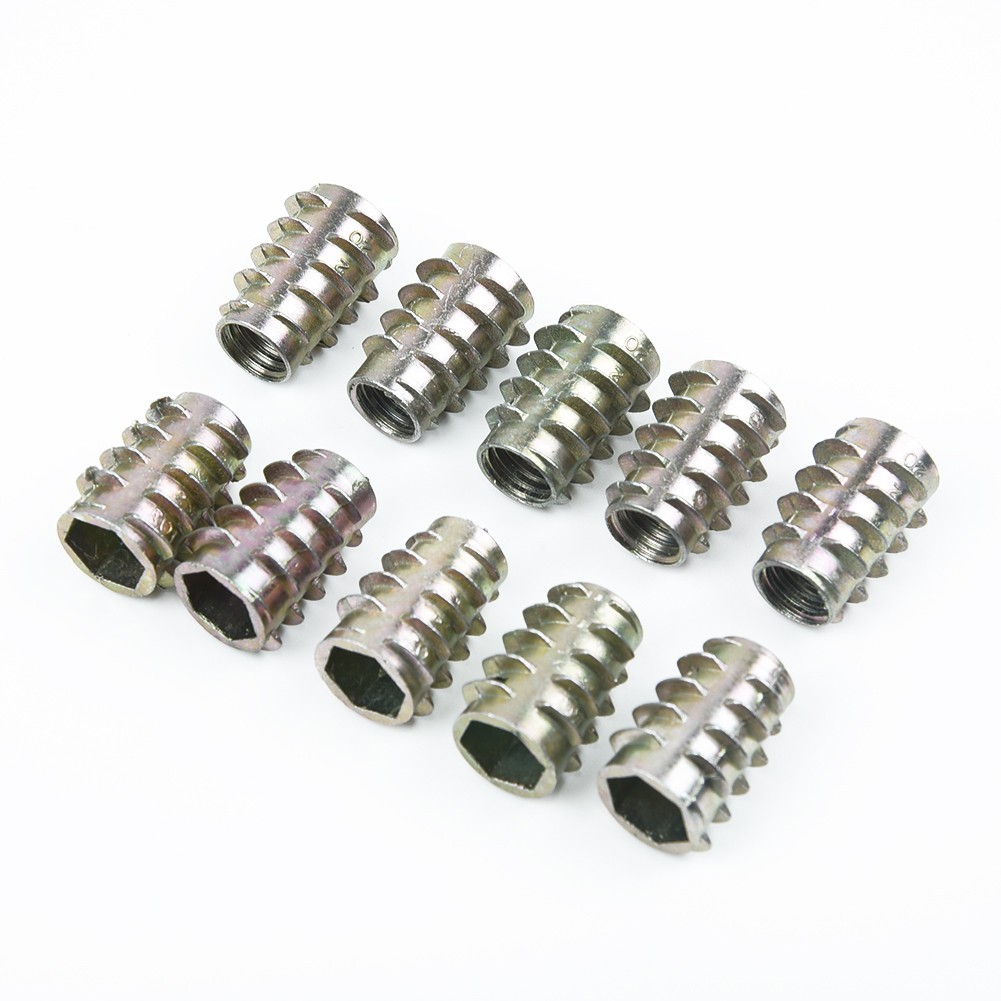 Écrous Avec Filetage Hexagon Autotaraudante Alliage de Zinc 10 Pièces Pratique - Picture 17 of 23