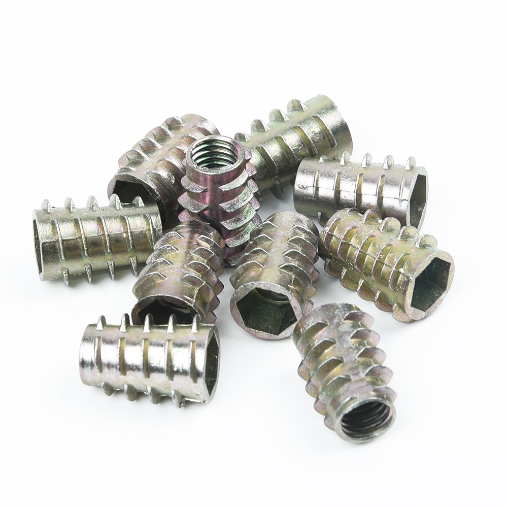Écrous Avec Filetage Hexagon Autotaraudante Alliage de Zinc 10 Pièces Pratique - Picture 20 of 23