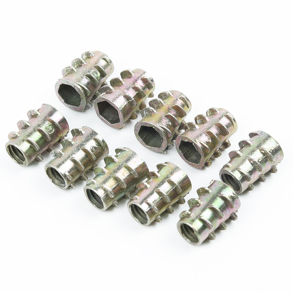 Écrous Avec Filetage Hexagon Autotaraudante Alliage de Zinc 10 Pièces Pratique - Picture 21 of 23