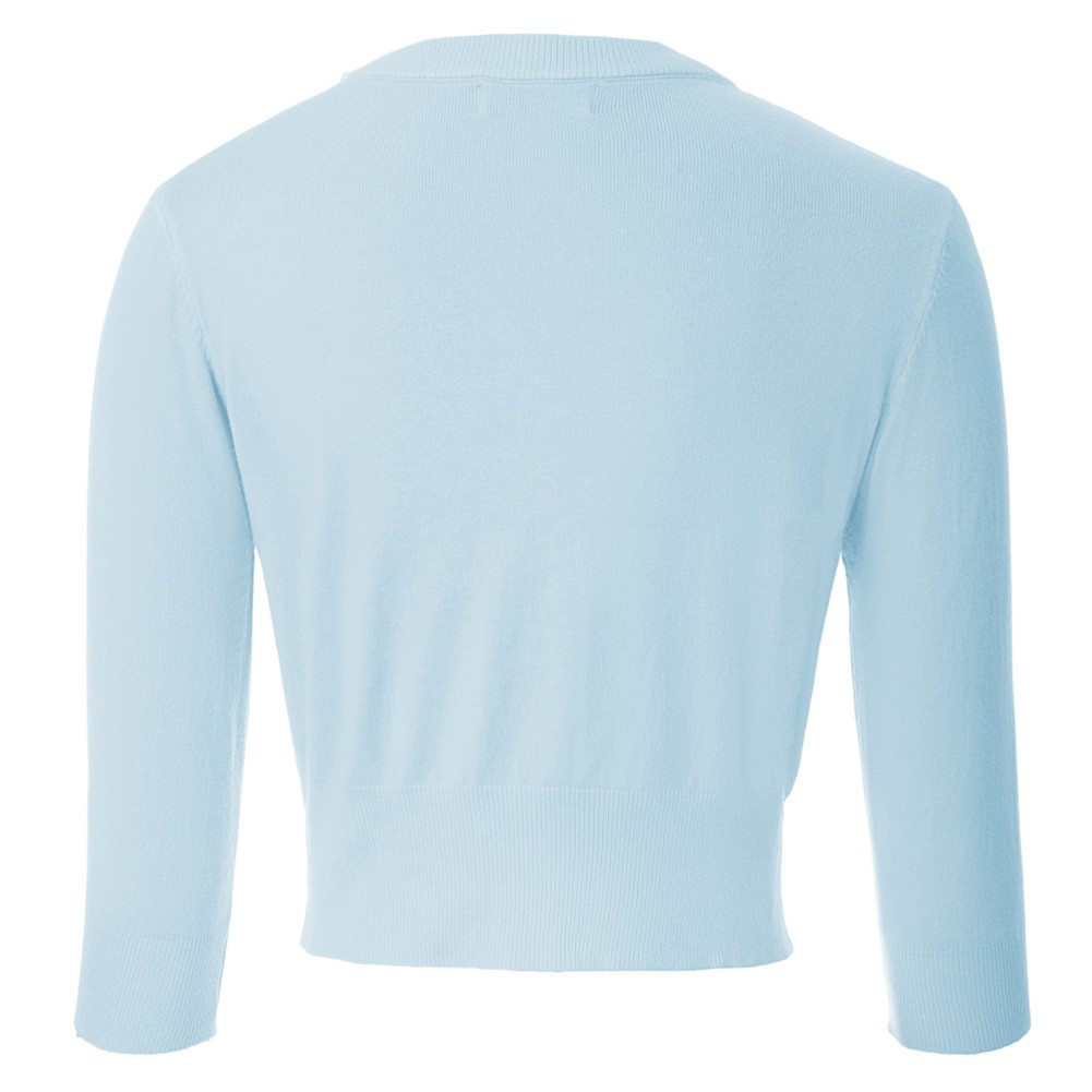 Three Quarter Sleeve Cardigan for Women featuring Comfortable Knit Design - Picture 27 of 76
