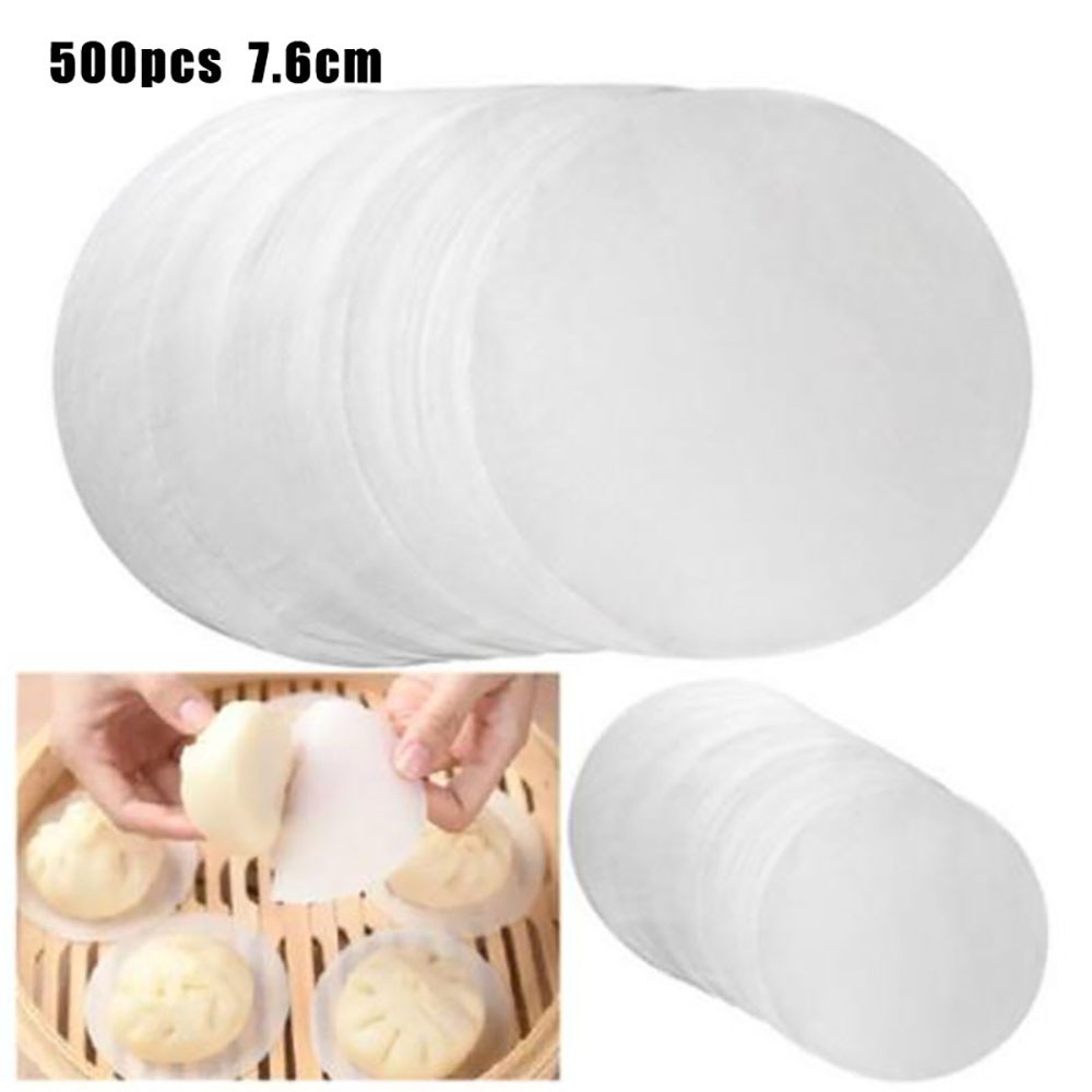 High quality Steamer Paper White 500pcs/set Liner Non-Stick Perforated - Picture 22 of 24