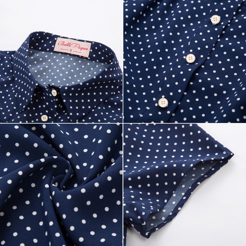 Shirt Square Collar Viscose Button placket Polyester Retro Short Sleeve - Picture 54 of 81