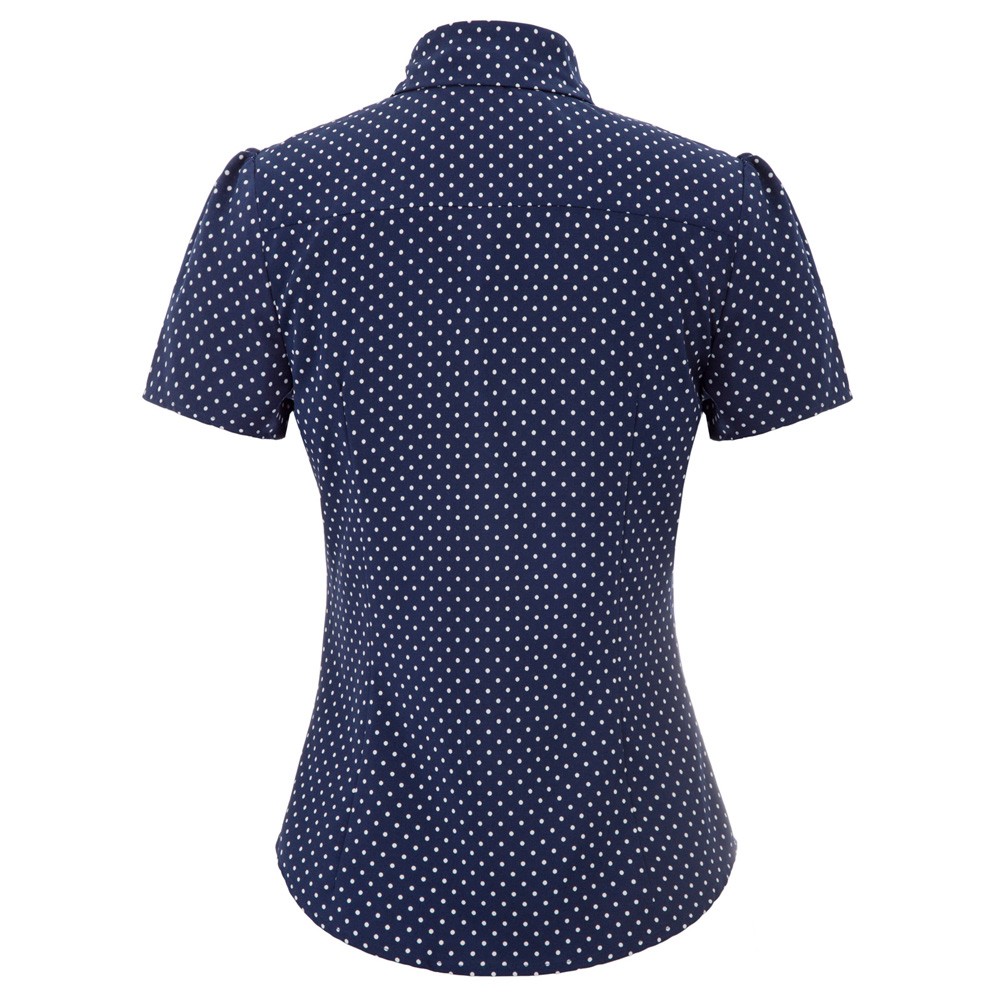 Shirt Square Collar Viscose Button placket Polyester Retro Short Sleeve - Picture 50 of 81