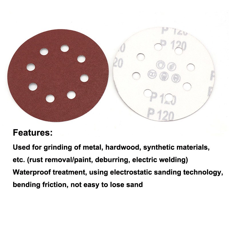 Sanding Discs Polishing Round Sanding Sandpaper Tools 125mm Accessories - Picture 13 of 27