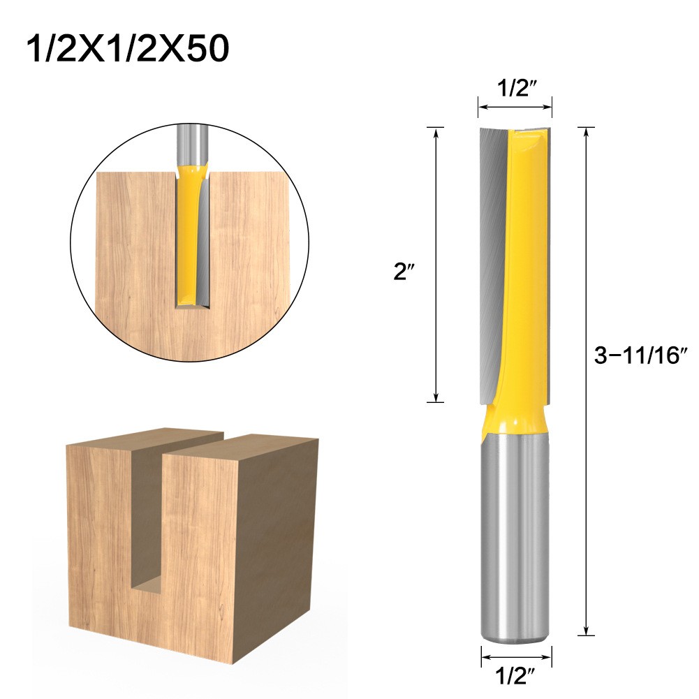 New Useful Router Bit Practical To Use Steel Woodworking 12mm 45 # Steel - Picture 25 of 52