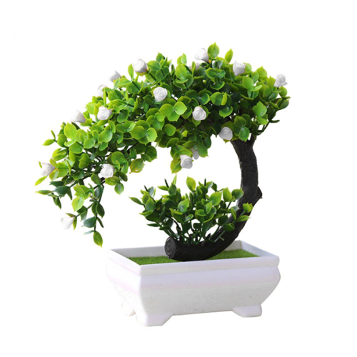 Kunststoff Kunstpflanzen Bonsai Kunstblumen Baum Topfpflanzen Wohndeko 1 Stück - Bild 36 von 39