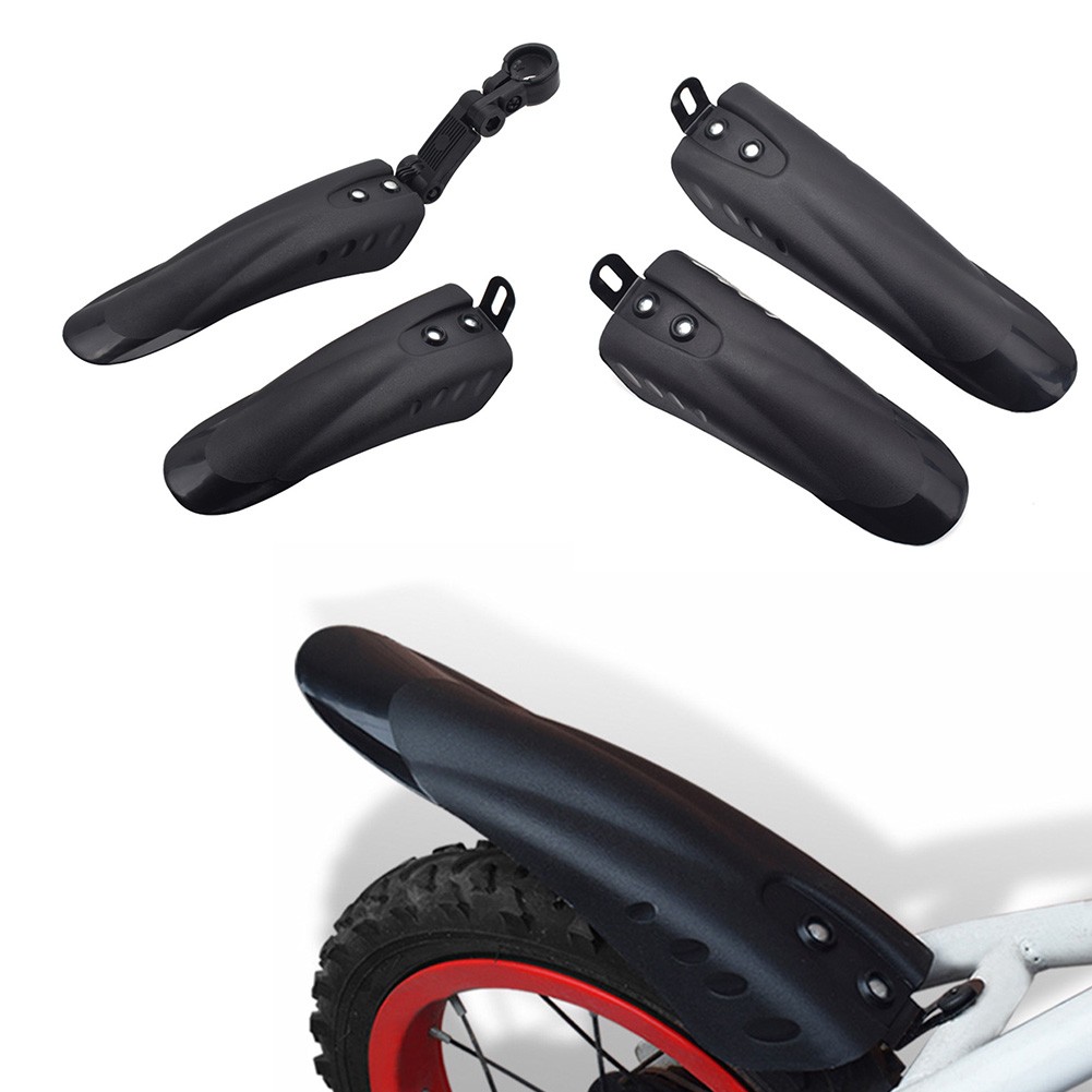 thumbnail image 2 of Mountain Bike Mudguard Set For 20x5.0 Inch Tires - Front & Rear Bicycle Fenders For Wide Tire Bikes & ATVs 2 of 3