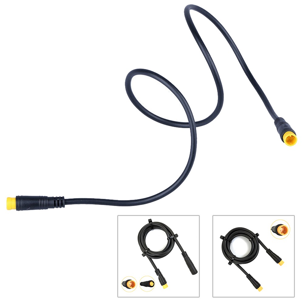 Cavo Prolunga Motore 9 Pin Per Bici Elettrica - Da Femmina A Maschio, Impermeabile (Opzioni 60/130/160 Cm)