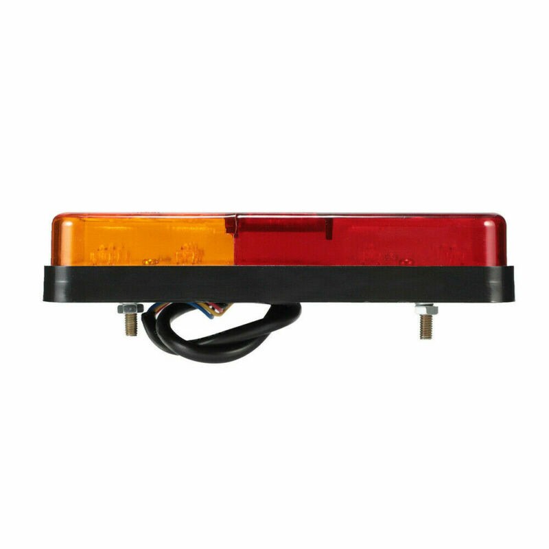 Hot Sale Tail Lights Rear 12V 146 X 79 X 27mm 146 x 79 x 27mm 2pcs Black - Picture 10 of 12