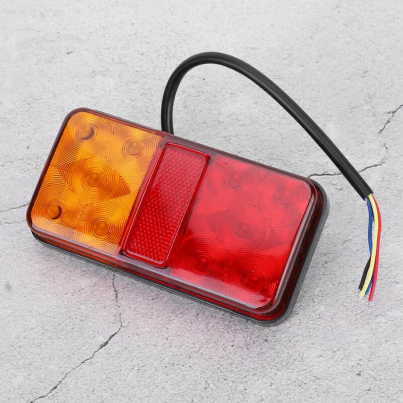 Hot Sale Tail Lights Rear 12V 146 X 79 X 27mm 146 x 79 x 27mm 2pcs Black - Picture 7 of 12