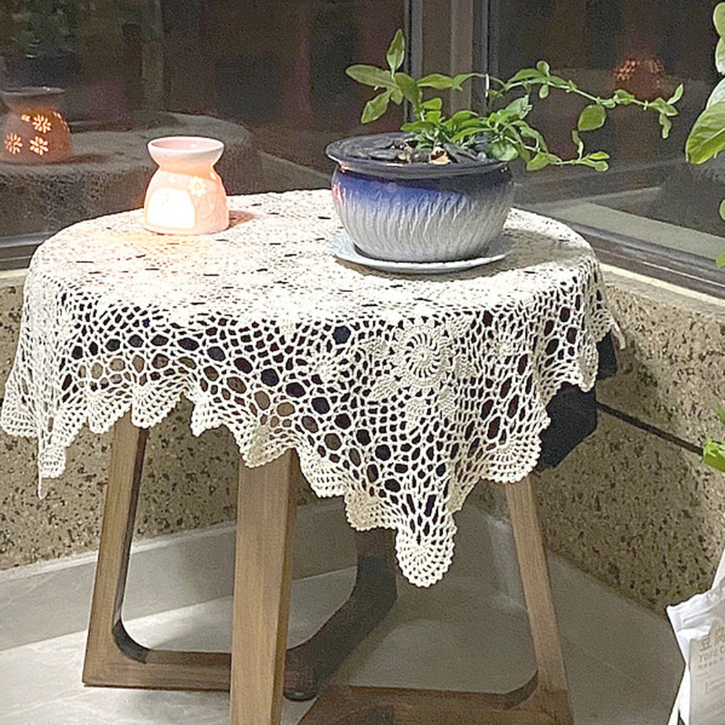 Lace Tablecloth Embroidered Floral Table Runner Doily Dining Wedding Home Decor - Picture 29 of 48