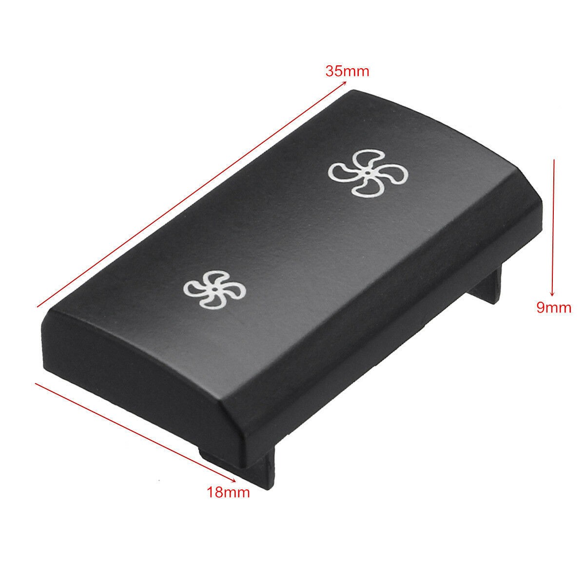 BWM Compatible A/C Heater Control Replacement Fan Speed Button in Black - Picture 8 of 12
