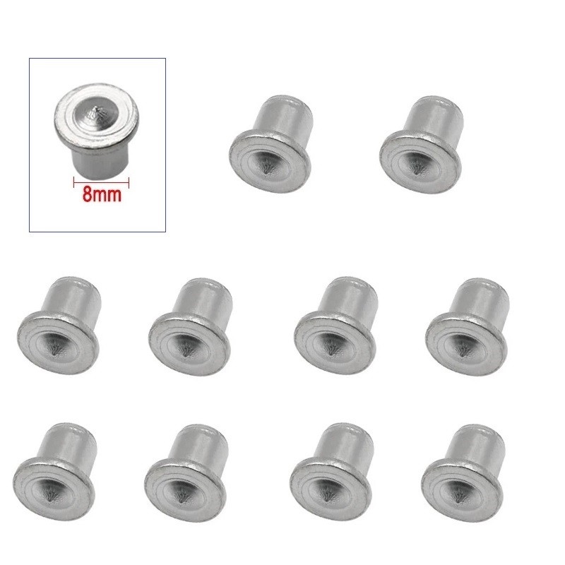 Dowel Center Point Pins DIY Silver TOOL 10Pcs 6mm/8mm/10mm/12mm Useful - Picture 31 of 48