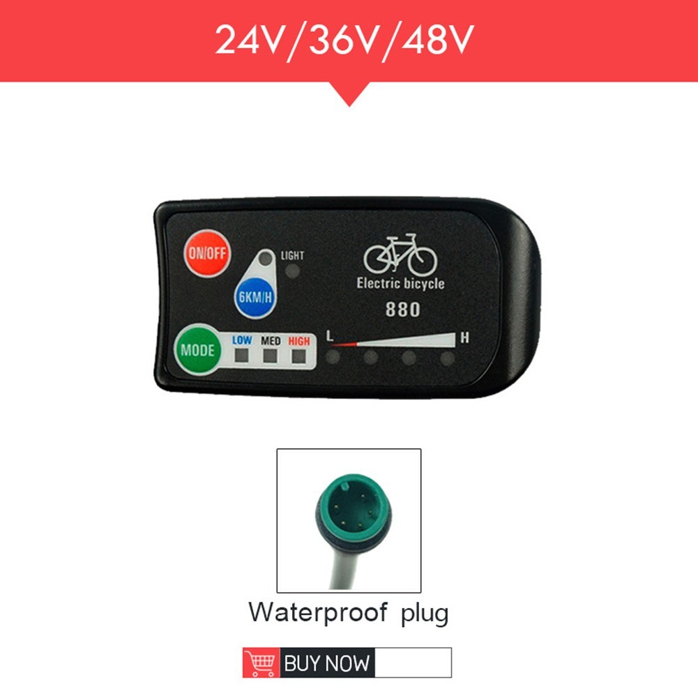Écran d'Affichage KT LCD3 pour Contrôleurs KT Series 24v 36v 48v LCD pour-Vélo Électrique