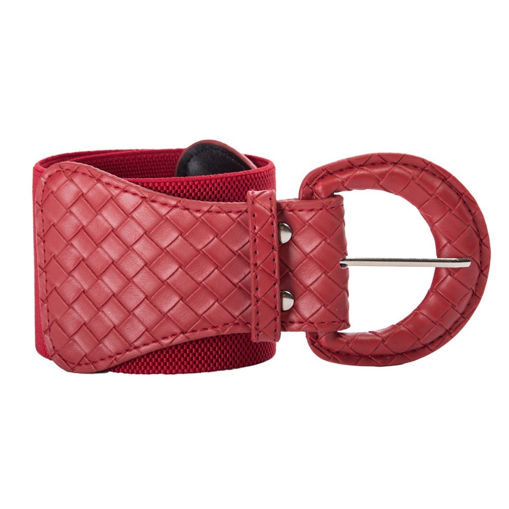Elegant Women's Stretchy Elastic Waist Belt Wide Polyurethane Leather Band - Picture 87 of 129