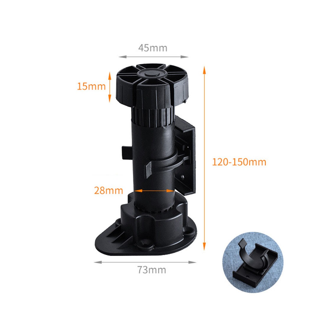 Adjustable for Furniture Feet Pack of 4 for Improved Stability on Rough Floors - Produktbild 1
