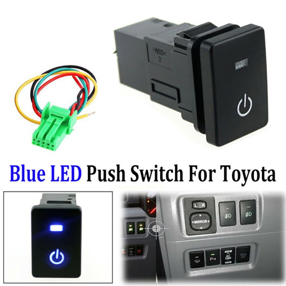LED Pulsante Interruttore for Land Cruiser Con 218x328cm Supporto Foro Misura - Picture 24 of 30