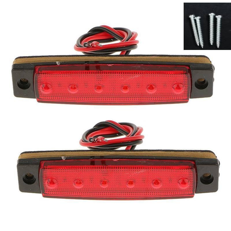 Portable Tail light Marker Light Red Sealed Stop Tail Light Waterproof - Picture 1 of 12