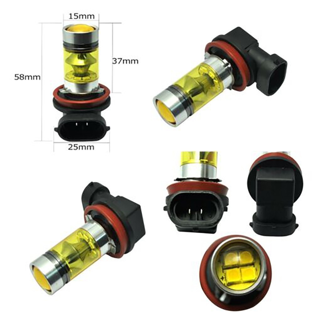 Fog Light Bulbs Fog Bulbs Led Parts Replacement 1500LM 4300K Accessory - Picture 12 of 12