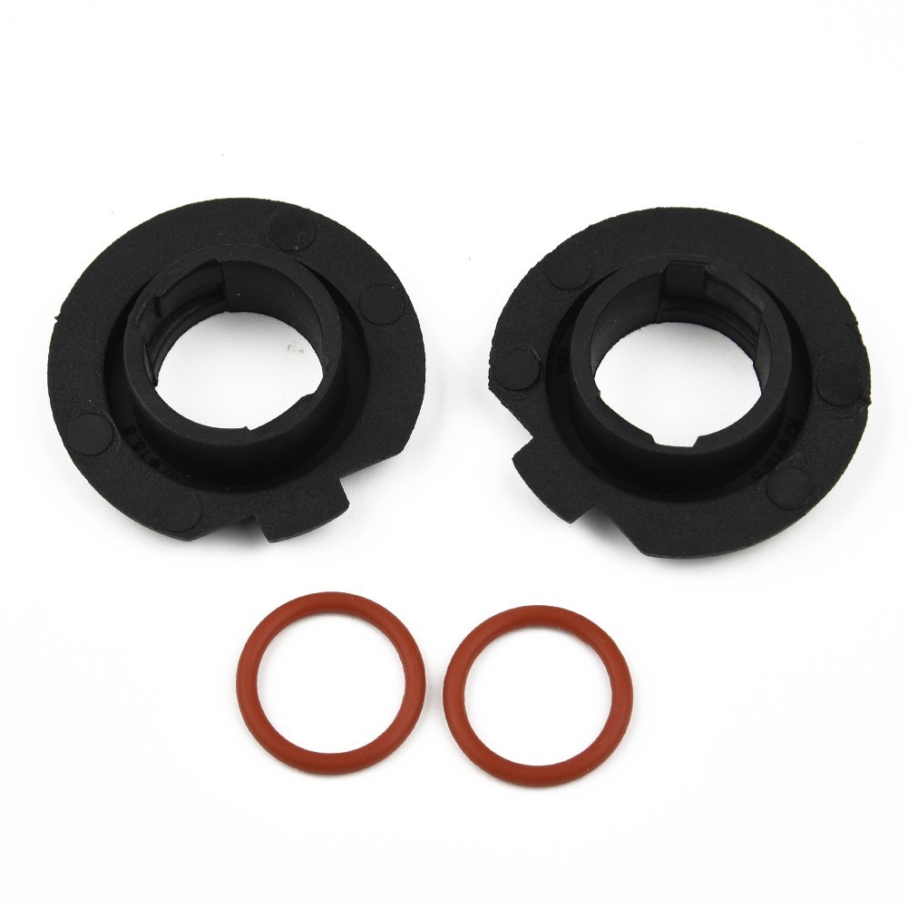 2Pcs Headlight Socket Adapters LED Headlight Bulb Base Adapter Holder Brand New - Picture 12 of 17