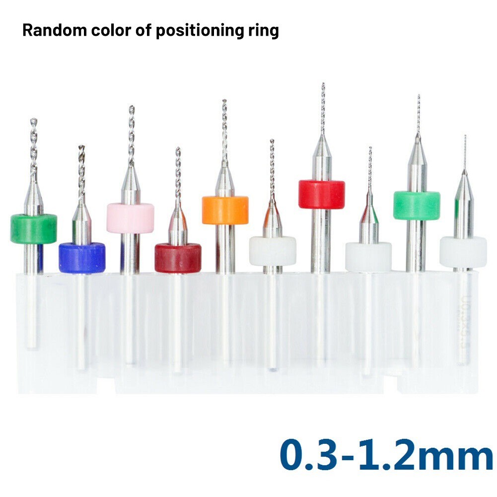 New Practical PCB Drill Bit Mini 10* 10PCS 10x Accessories Drill Bits Kit - Picture 17 of 23