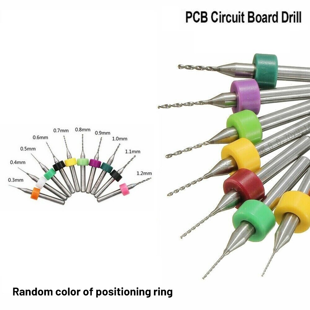 New Practical PCB Drill Bit Mini 10* 10PCS 10x Accessories Drill Bits Kit - Picture 20 of 23