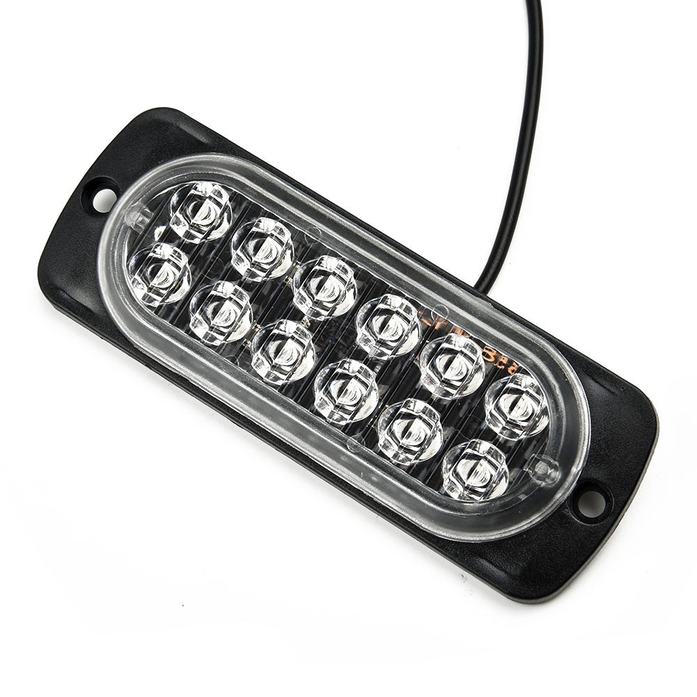 12LED Off-road Car Trucks Safety Urgent Working Fog Red Light Lamp 12V~24V 36W - Picture 3 of 12
