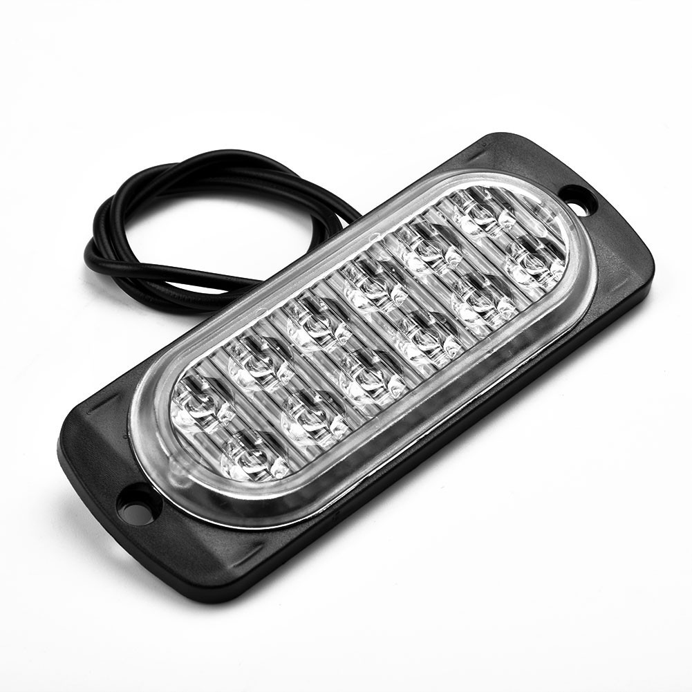 12LED Off-road Car Trucks Safety Urgent Working Fog Red Light Lamp 12V~24V 36W - Picture 1 of 12